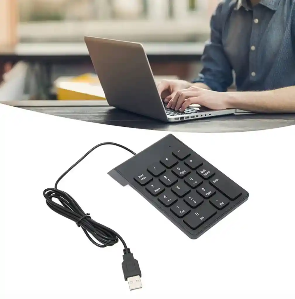 Teclado Numérico Para Pc Teclado Alámbrico