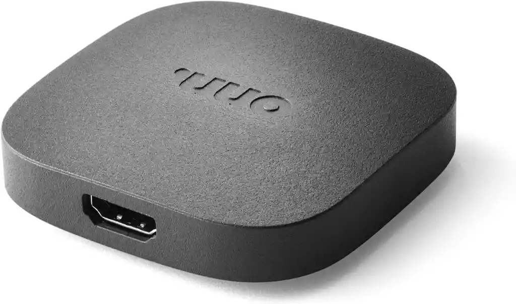 Onn Dispositivo De Transmisión Android Tv 4k Uhd Con Control Remoto Por Voz Asistente De Google Y Cable Hdmi De Alta Velocidad