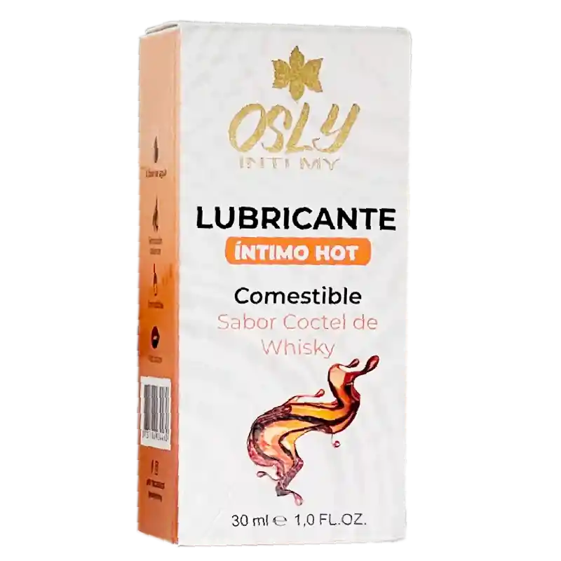 Lubricante Osly Hot Sabor Cóctel De Whisky X30ml