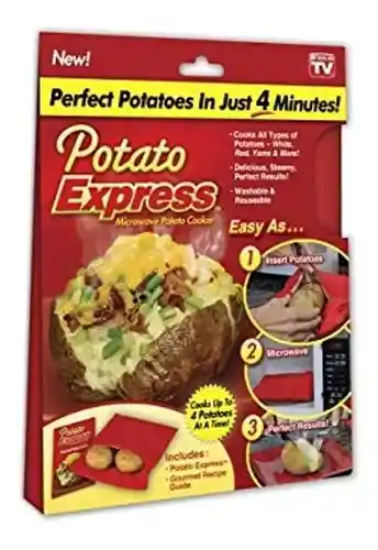 Bolsa Para Cocinar Papas Microondas Potato Express