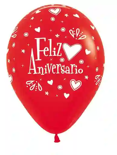 Bomba Globo De Feliz Aniversario - X12