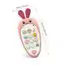 Control Remoto 2 En 1 Para Bebe Musica Luces Sonidos Rosa