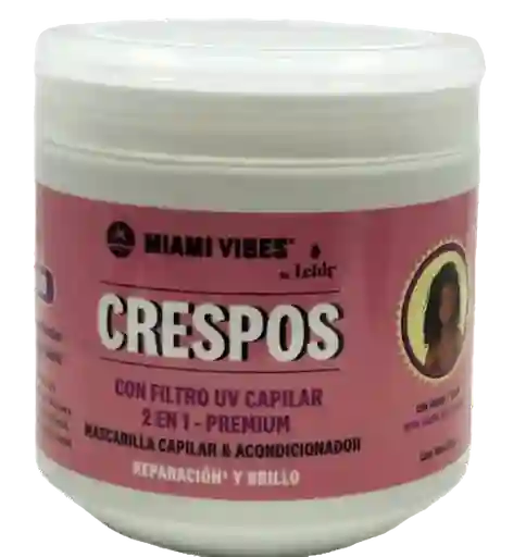 Mascarilla Capilar Y Acondicionador 2 En 1 Premium Para Cabellos Crespos - X500gr Lehit