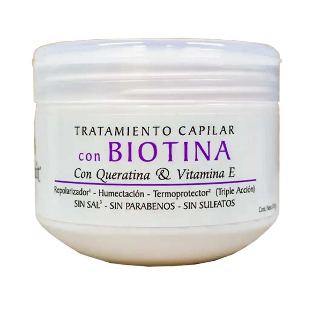 Tratamiento Ultra Biotina Con Queratina Vitamina E - X300gr Lehit