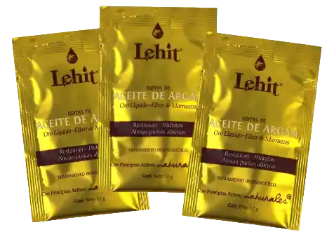 Tratamiento Capilar Oleo Esencial Gotas Aceite De Argan - Sachet Lehit 12gr