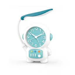 Lampara Astronauta Reloj Escritorio Mesa Unisex Recargable