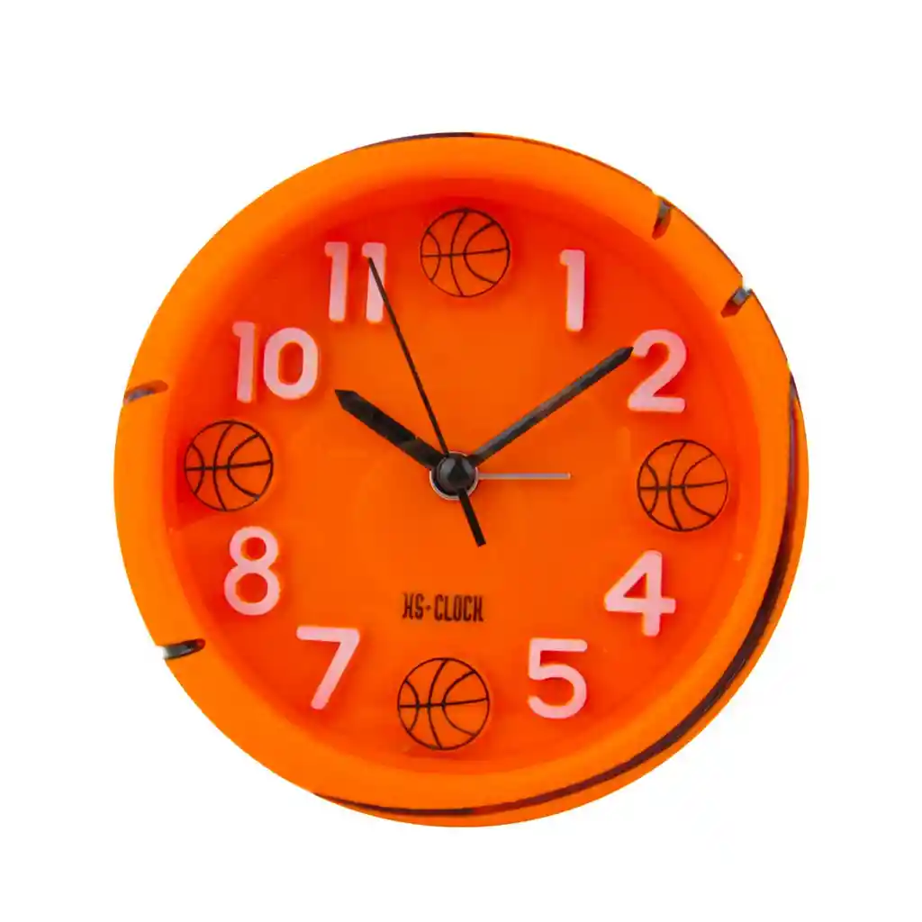 Reloj De Mesa Despertador Balon Baloncesto Unisex + Bateria