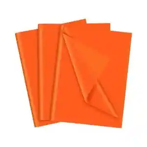 Papel Seda Naranja Por Pliego Tamaño 50*70cm