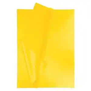 Papel Seda Amarillo Por Pliego Tamaño 50*70cm