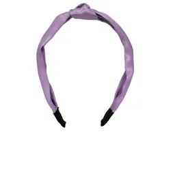 Diadema De Satin Color Lila