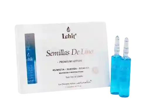 Premiun Lotion Con Semillas De Lino - Ampolleta Lehit