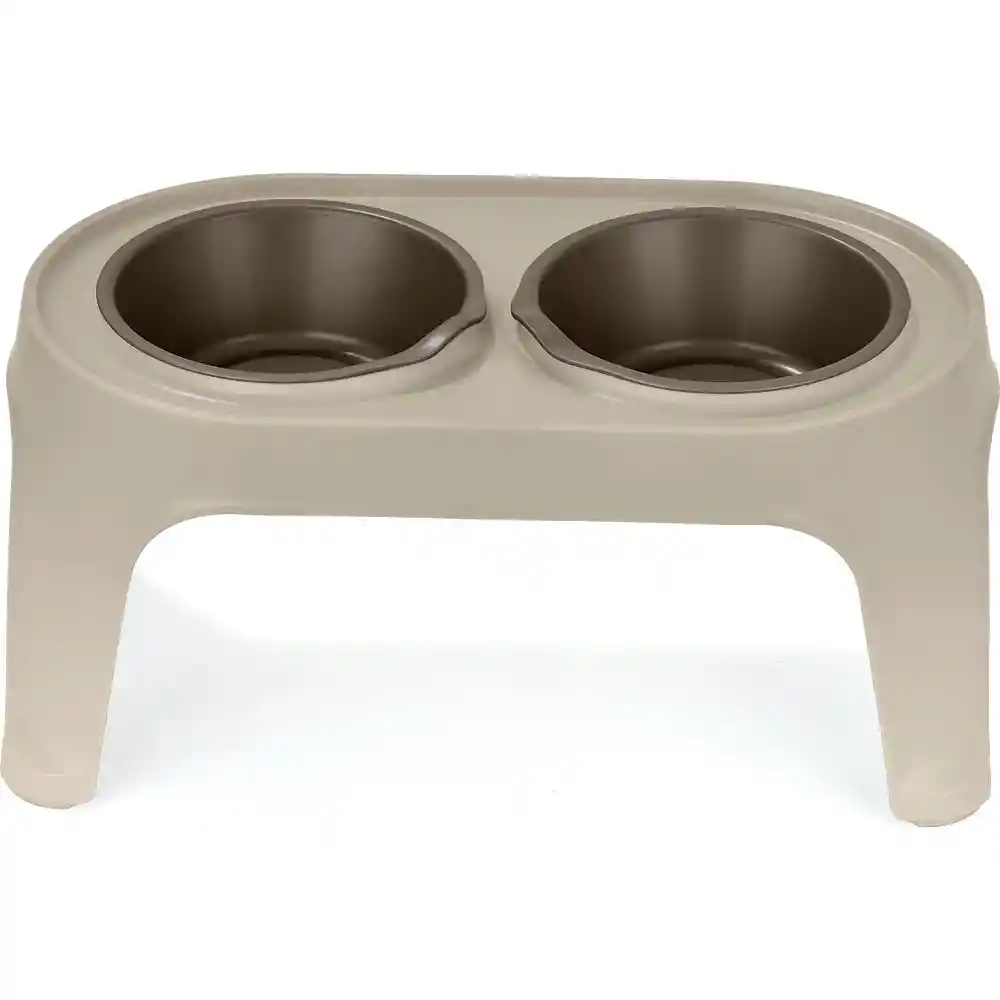 Comedero Alto Para Perro Medium Mocca