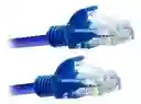 Cable De Red Cat 5e De 2 Mts Color Azul