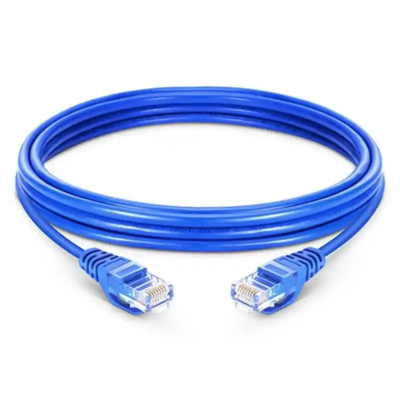 Cable De Red Cat 5e De 2 Mts Color Azul