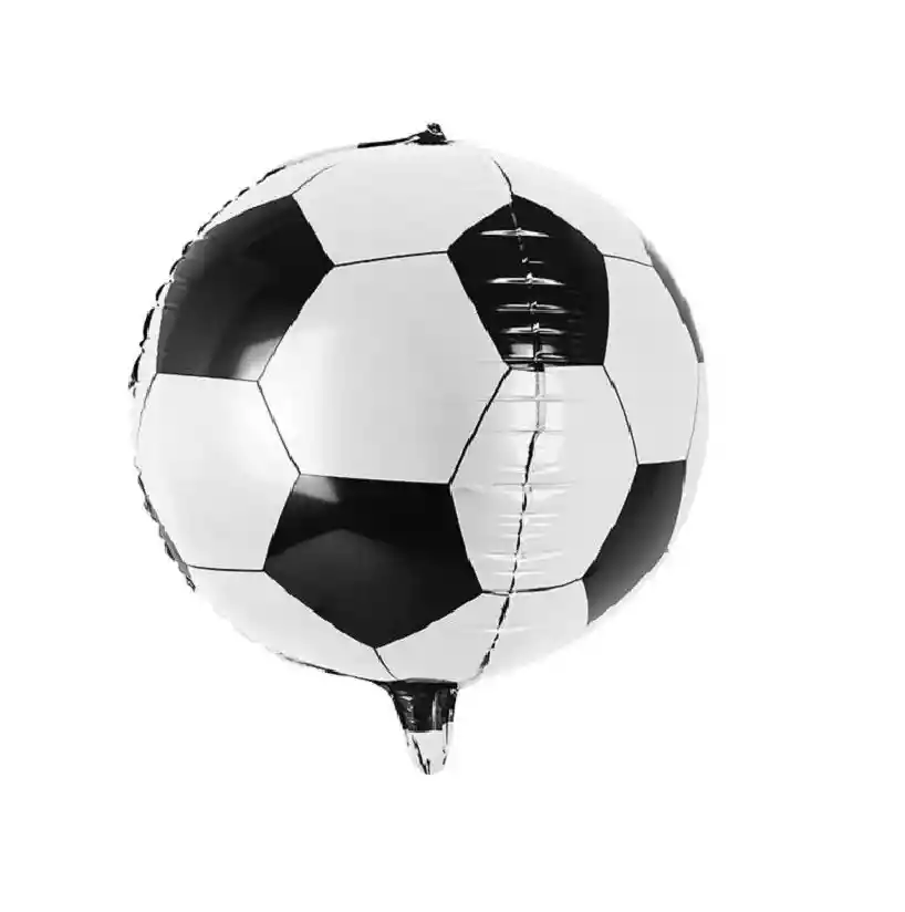 Globo Metalizado Balon De Futbol Con Forma Esférica Grande 22" - Colombia