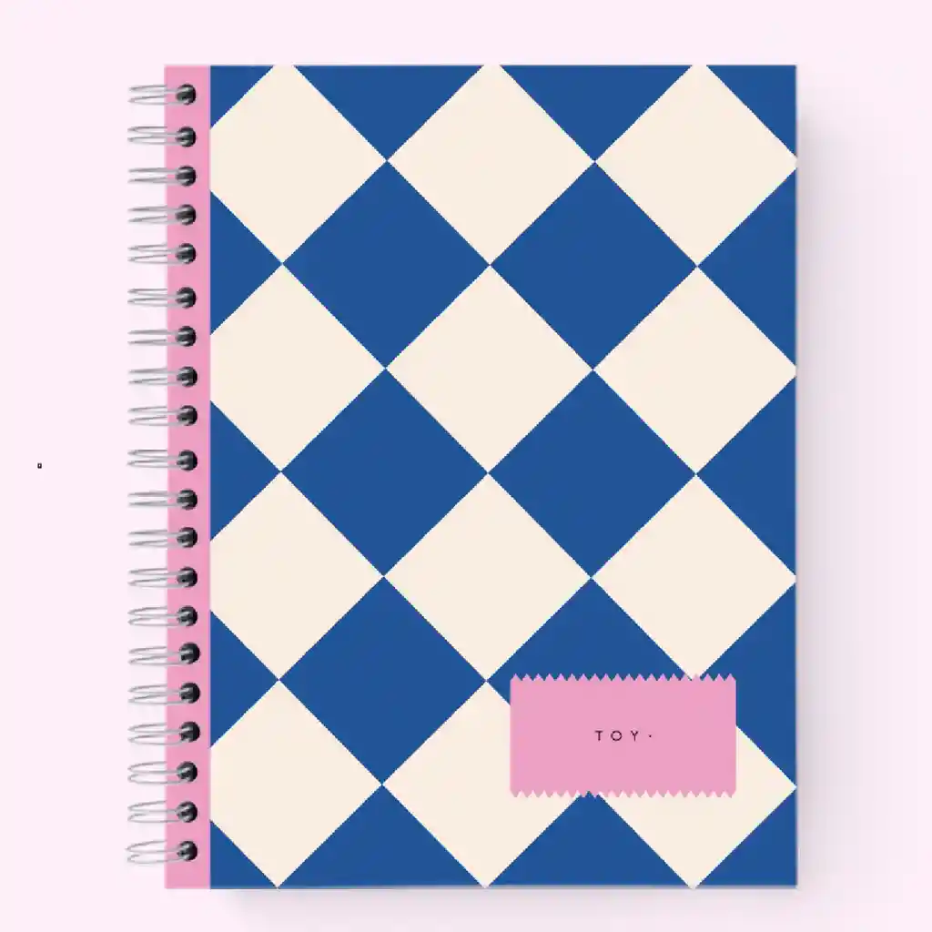 Notebook Funky Color Rombos Cuadriculado