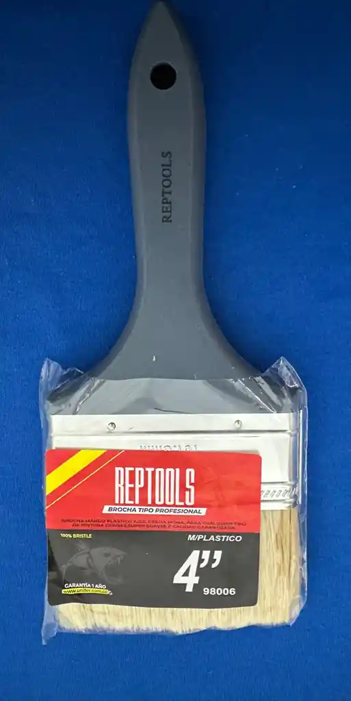 Brocha Mona 4" Para Todo Tipo De Pintura