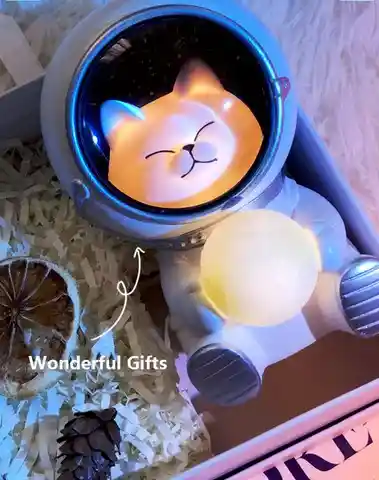 Lampara Gato Astronauta