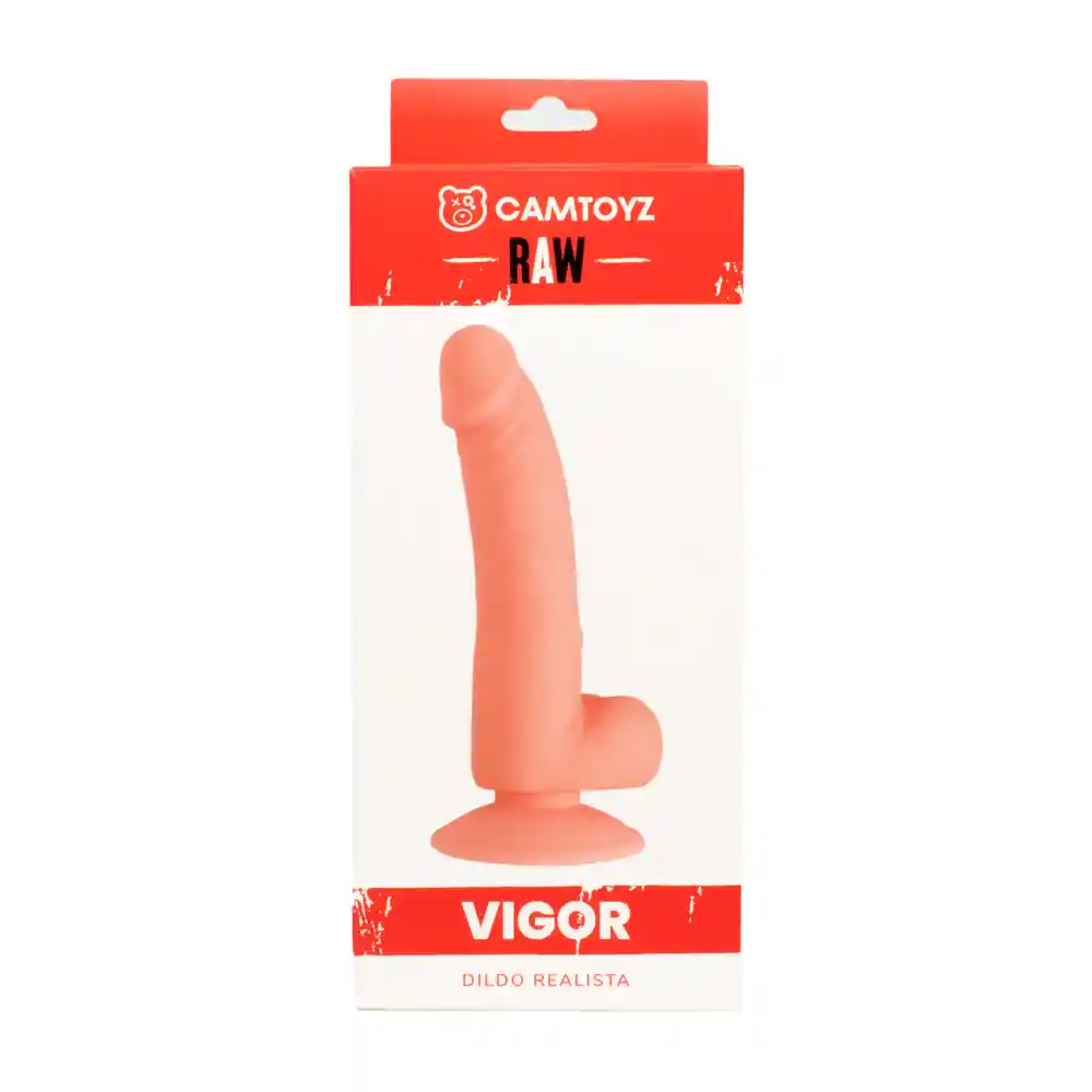 Dildo Realista Vigor Café 20.2 Cm Camtoyz