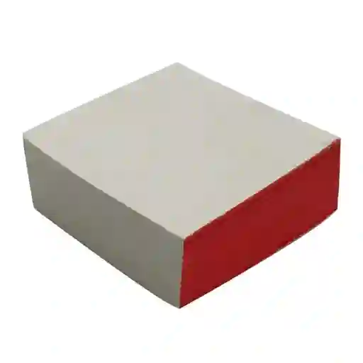 Taco De Papel Blanco 8x8 Cm