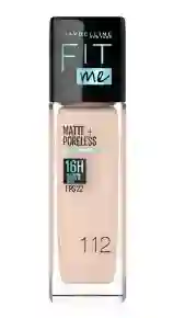 Base Fit me Matte Poreless Natural Ivory 112 Maybelline 30 mL