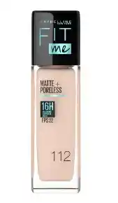 Base Fit me Matte Poreless Natural Ivory 112 Maybelline 30 mL