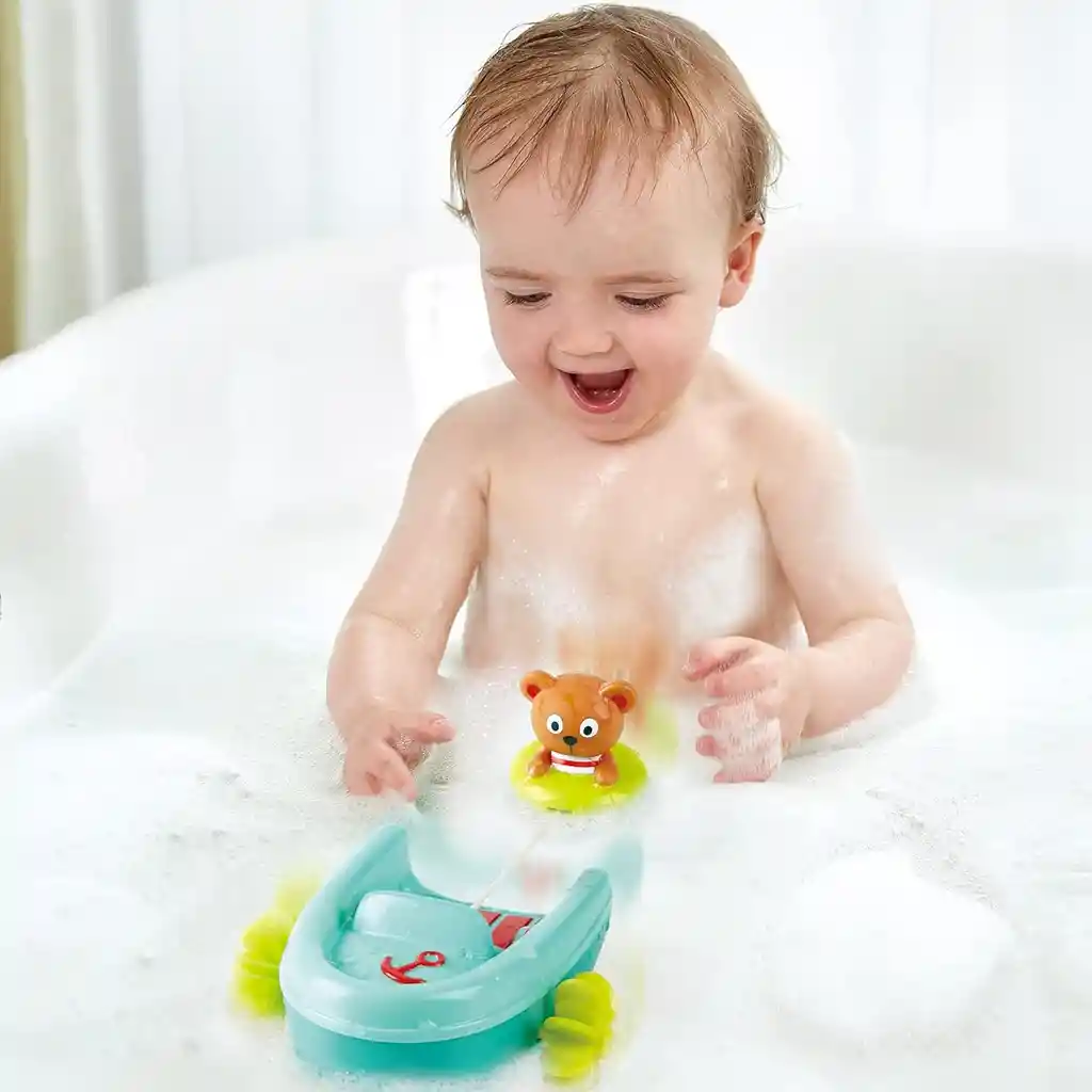 Jueguete Interactivo Para El Baño Bote Osito Para Bebés