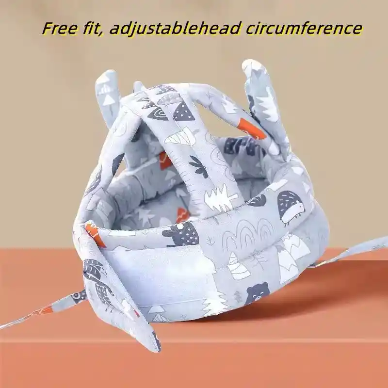 Casco De Seguridad Gateo Bebe Ajustable Protector Acolchado