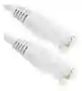 Cable De Red Cat6 De 10 Metros Color Blanco 1 Gbps
