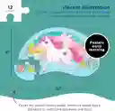 Rompecabezas Motricidad Unicornio Magico Para Niñas