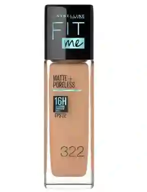 Base Fit me Matte Warm Honey 322 Maybelline 30 mL