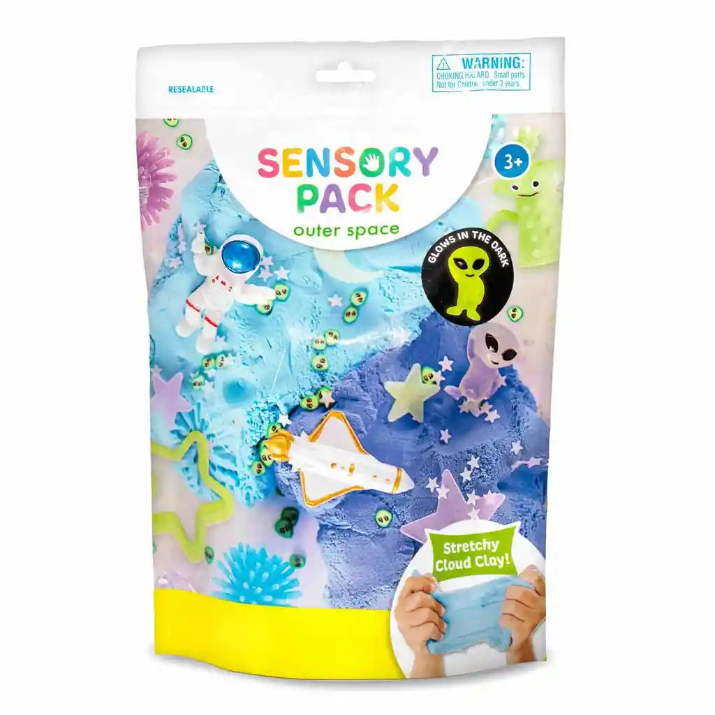 Paquete Sensorial Espacio Exterior Juego Portátil Para Niños