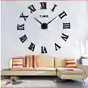 Reloj De Pared Adhesivo Numeros Romanos Decoracion