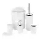 Set Utensilios Accesorios De Baño Jabonera Papelera Juego X6