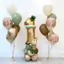 Kit Globos Decorativos Cumpleaños Infantil Safari 30 Pzas