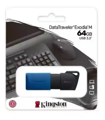 Memoria Usb Kingston Datatraveler Exodia 64gb Usb 3.2