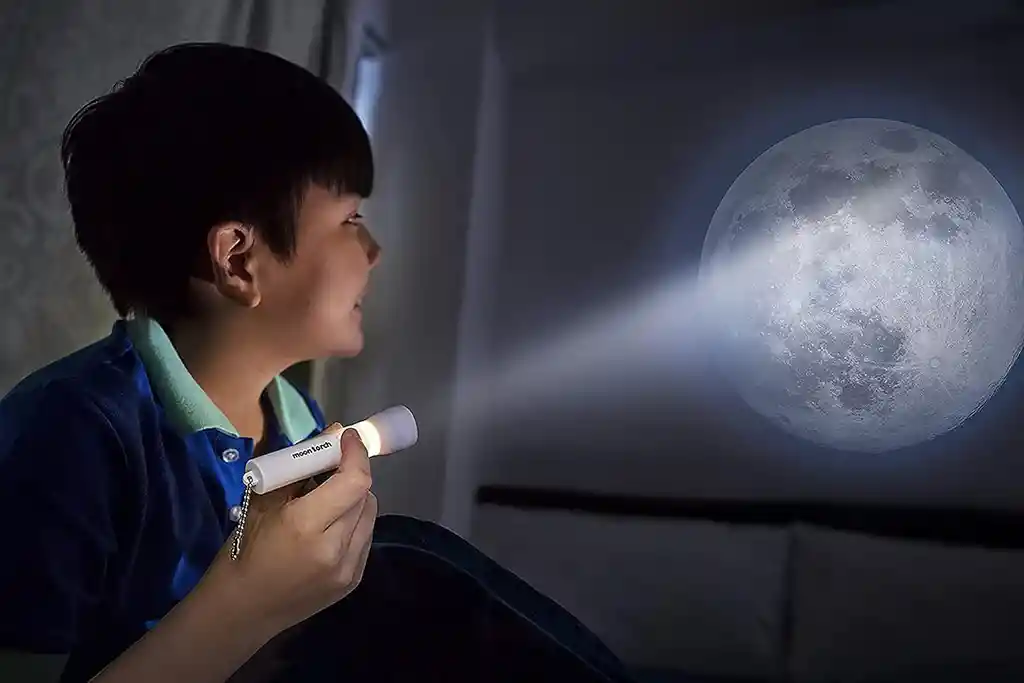 Juguete Creatividad Linterna Proyector De La Luna Niños