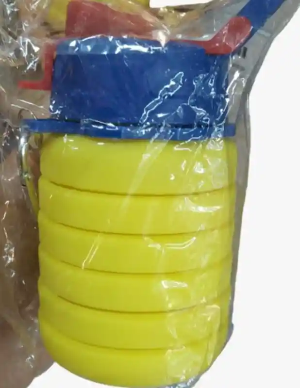 Termo Botella Colombia Plegable En Silicona Portable