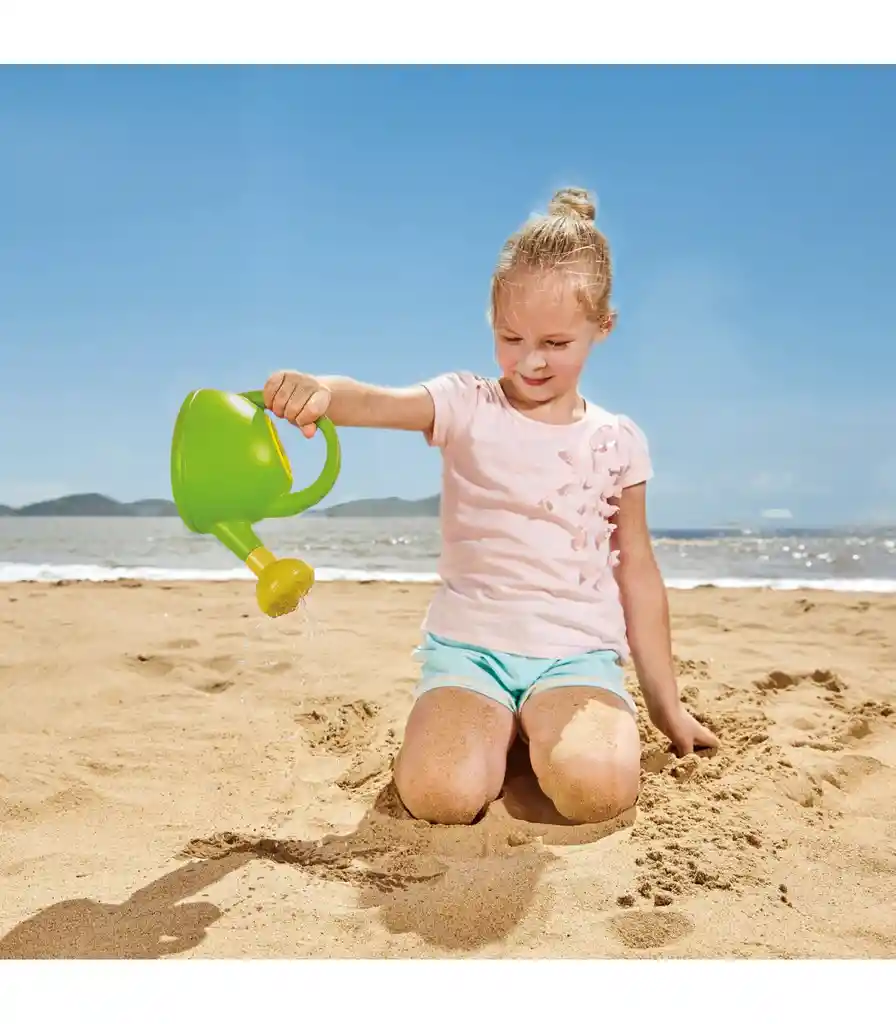 Juguete Regadera Verde Aire Libre Playa Para Niños Niñas