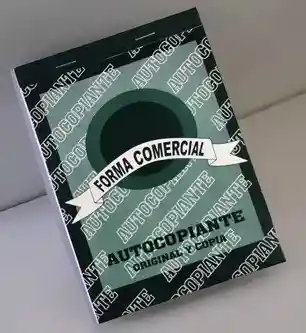 Facturero Forma Comercial Autocopiante Pequeño