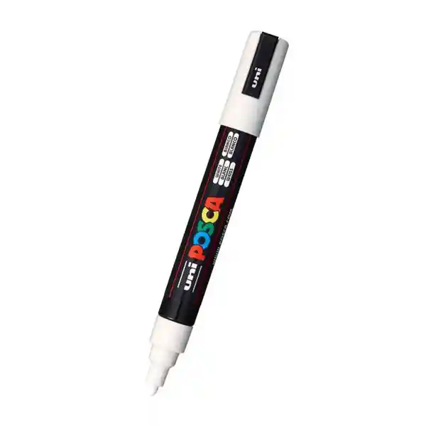 Posca Pc5m Blanco Unidad