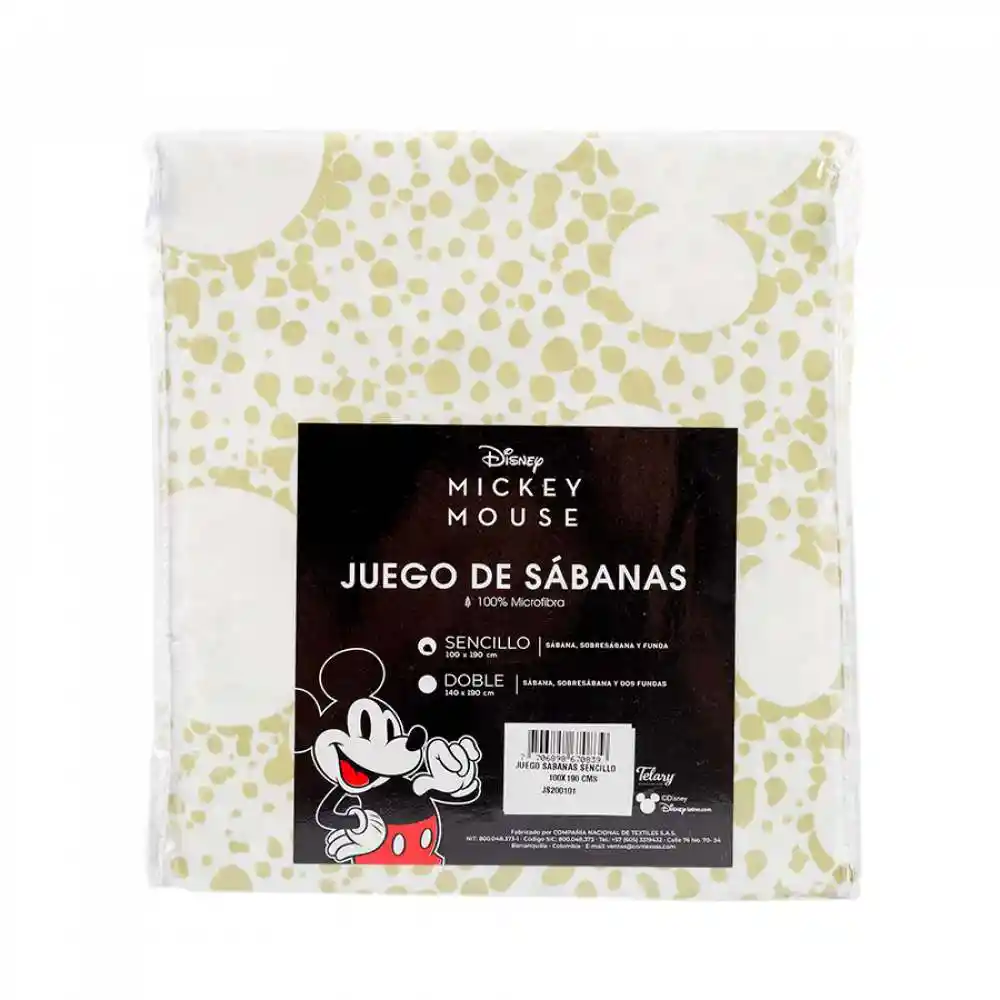 Juego De Sabanas Sencillo Disney