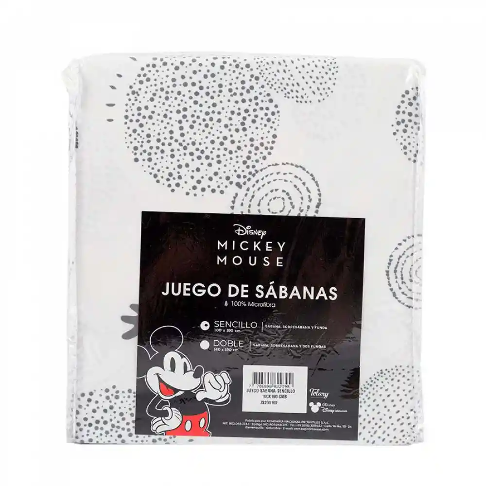 Juego De Sabanas Sencillo Disney