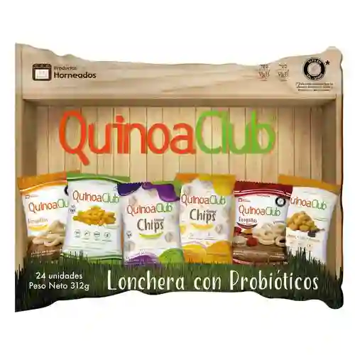 Quinoaclub Pack Lonchera Probióticos 24 Unidades