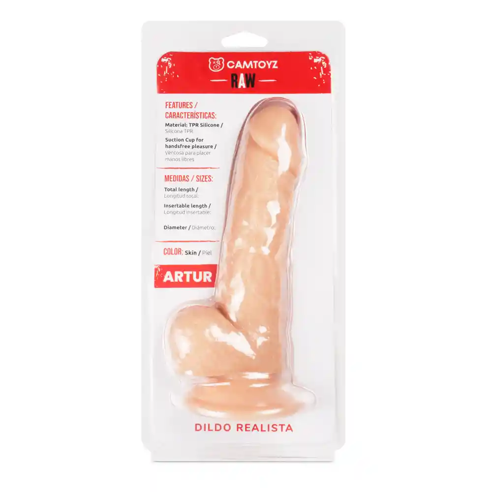 Dildo Realista Artur 19.5 Cm Camtoyz