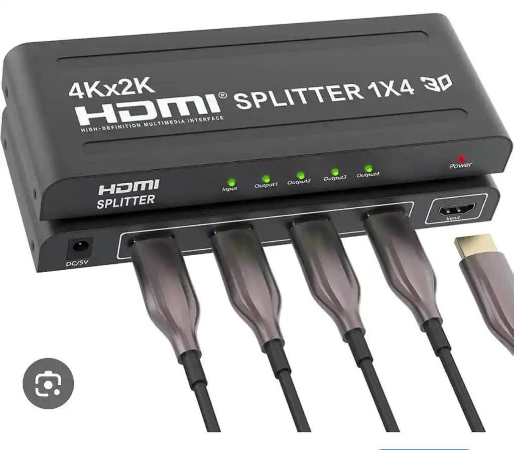 Splitter Duplicador Hdmi1x4 Puertos Eco