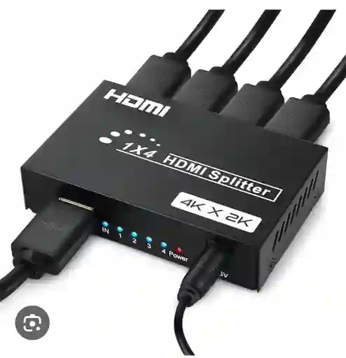 Splitter Duplicador Hdmi1x4 Puertos Eco