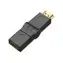 Adaptador Hd De Hdmi Macho A Hdmi Hembra 1080p Codo Adjustable