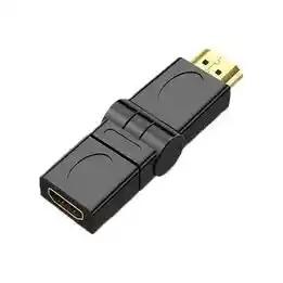 Adaptador Hd De Hdmi Macho A Hdmi Hembra 1080p Codo Adjustable