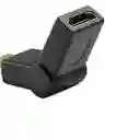 Adaptador Hd De Hdmi Macho A Hdmi Hembra 1080p Codo Adjustable
